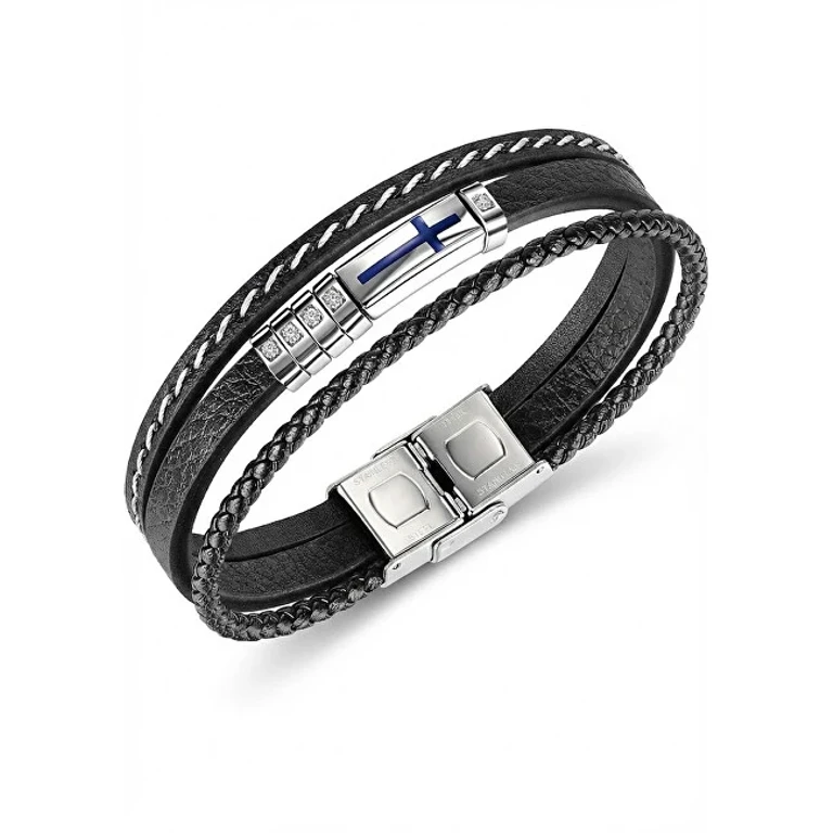 Fashion leather men's Bracciale Leather