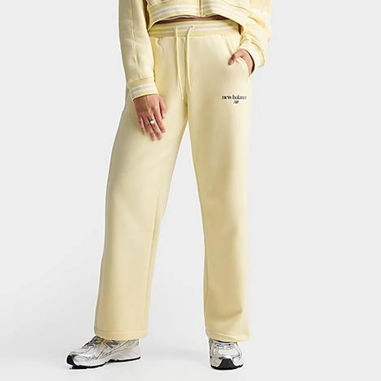 Women's Rib Wide-Leg Pants in Dawn Glow Size: XS