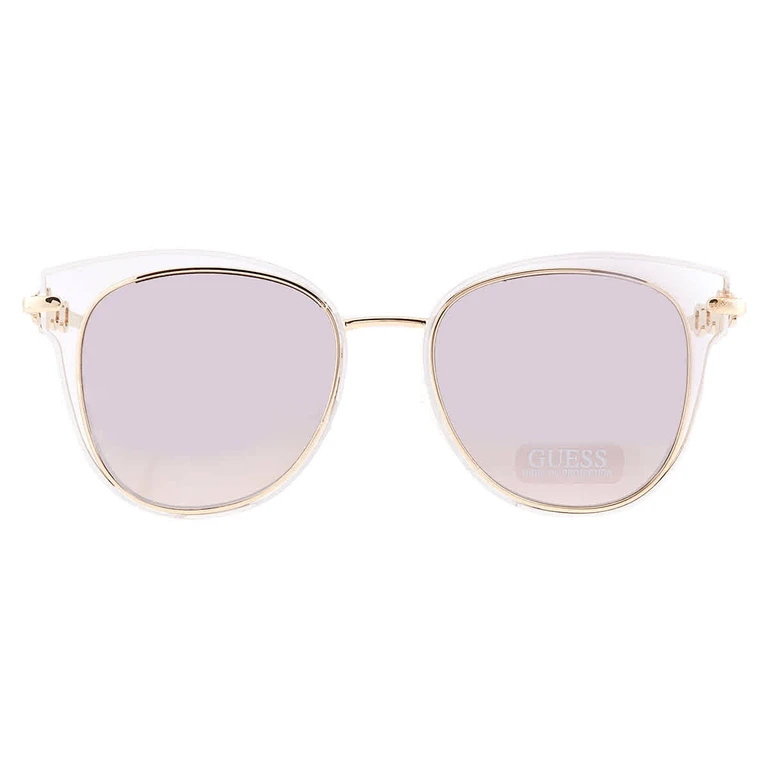 Silver Cat Eye Ladies Sunglasses GF0343 28U 53