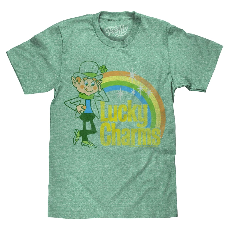 Lucky Charms Vintage Lucky the Leprechaun T-Shirt - Kelly Snow
