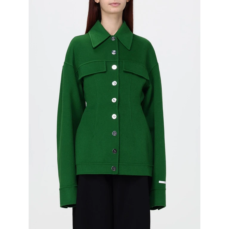 Slim Fit Single-Breasted Short Coat in Pure Virgin Wool (2622086011600020)