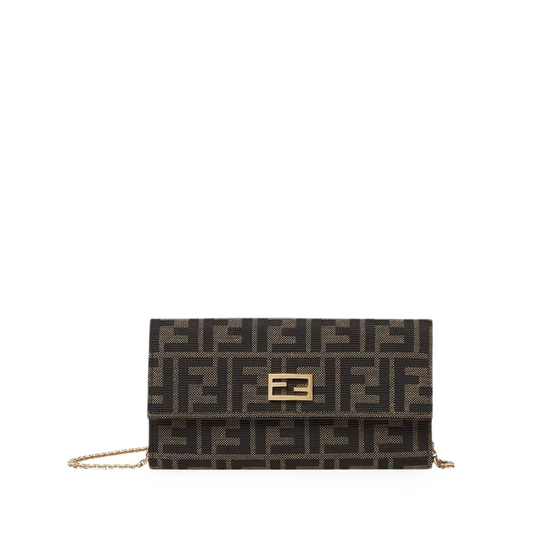 Baguette FF-motif Clutch Bag
