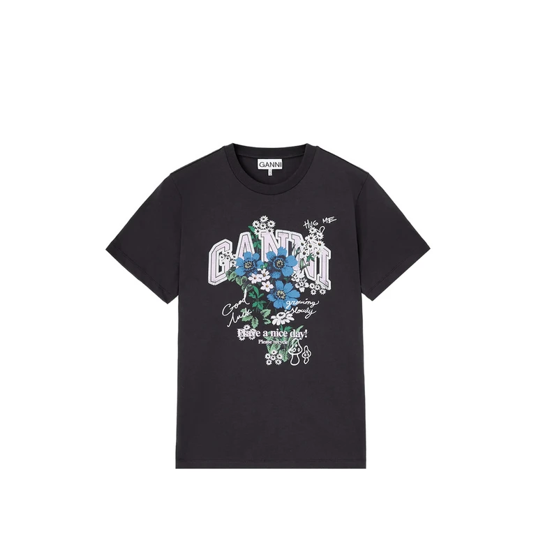 GANNI T-Shirt Woman color Black (A1050331252)