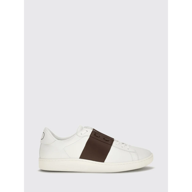 Open Calf Leather Sneakers with VLogo Signature (S0N84BYA9WF)