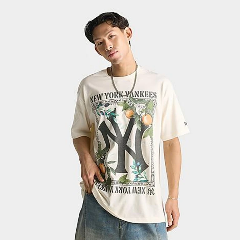 New York Yankees MLB Orange Graphic T-Shirt