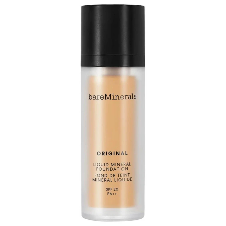 Original Liquid Mineral, fondotinta liquido, luminoso, 18, abbronzatura media, SPF 20, 30 ml
