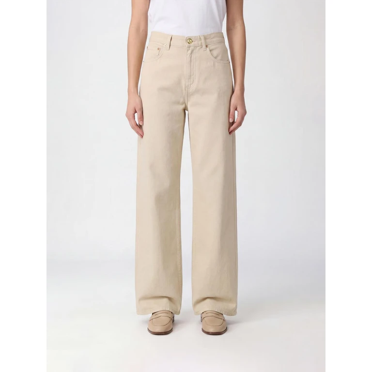 Cotton Denim Palazzo Jeans (PTJDN01DNESSE0010)