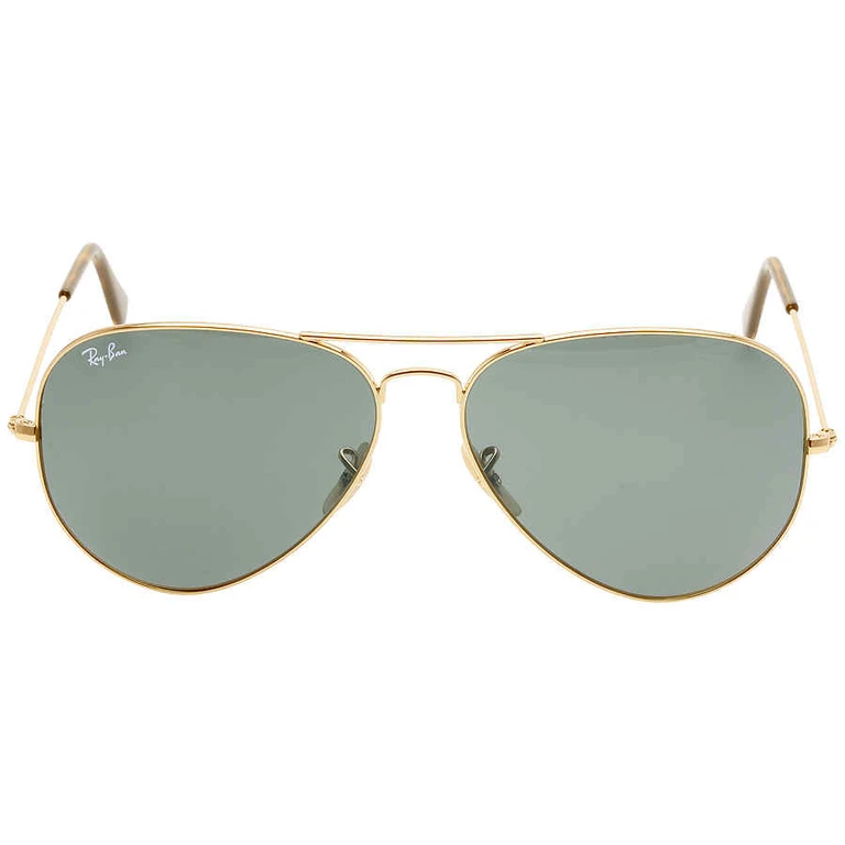 Ray Ban Aviator Havana Collection G-15 Green Unisex Sunglasses RB3025 181 62