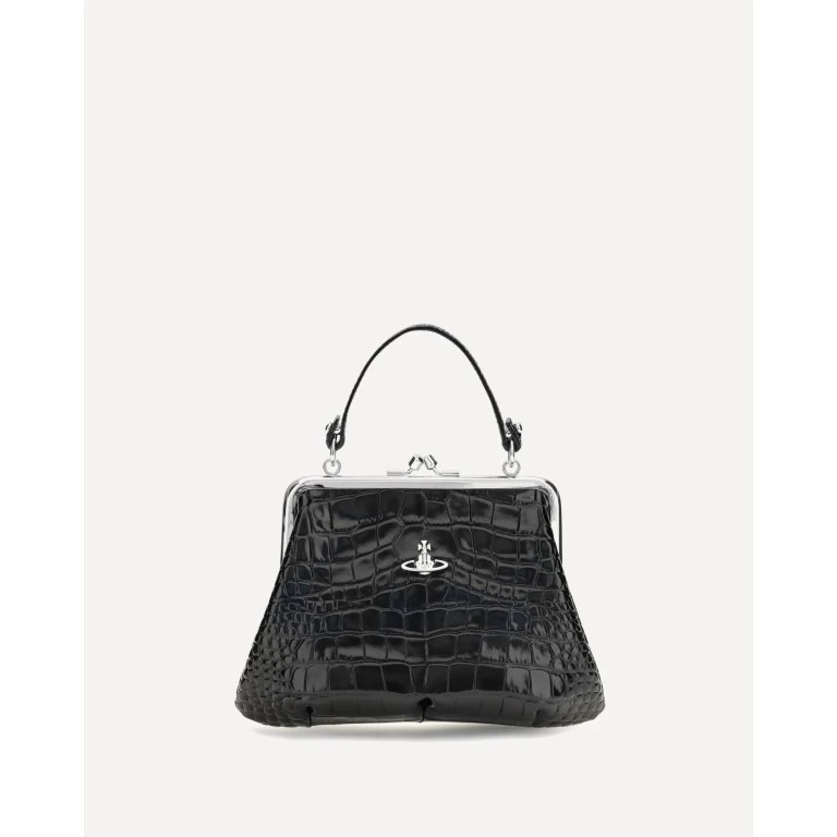Granny Frame crocodile effect Handbag Female UNI