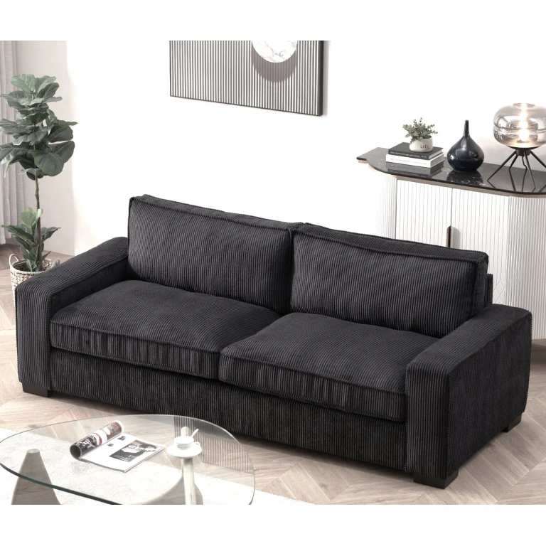 Luxe - Sofa With Sleek Design, Spacious and Comfortable 3 Seater Couch