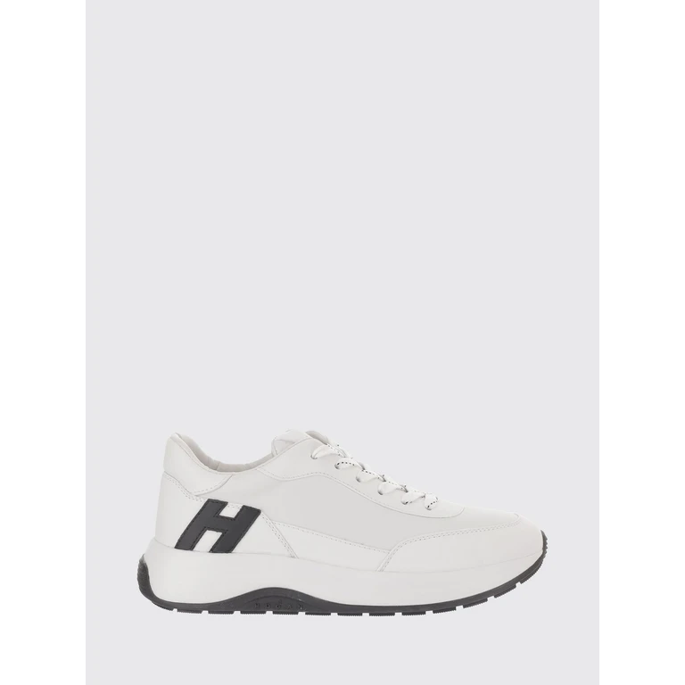 Hi-Light Smooth Calfskin Leather Sneakers with Tone-on-Tone H Logo (HXM7190GH50UAI0001)