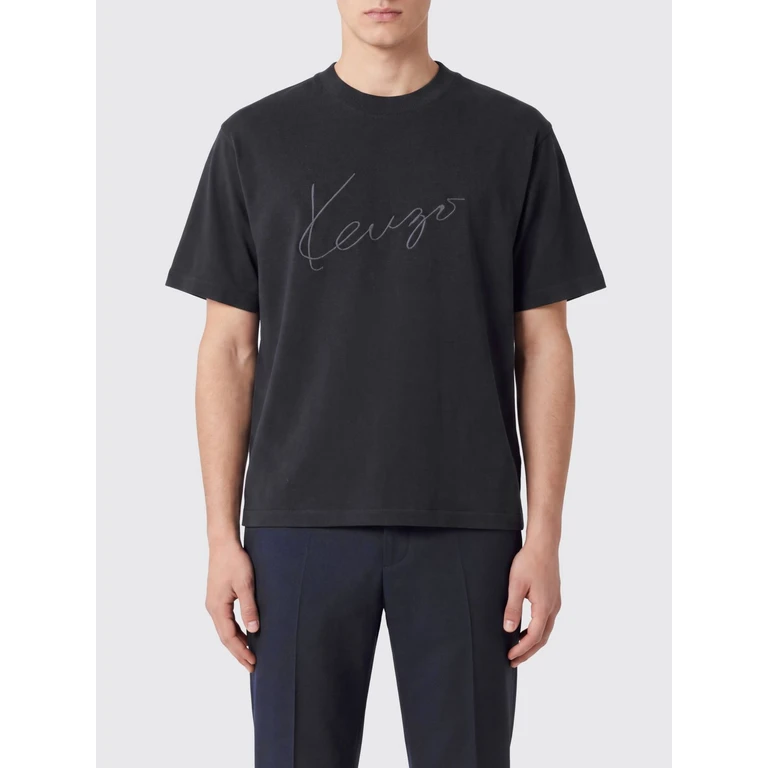 Dropped Shoulder Pure Wool Logo T-Shirt (FG65TO8073LB99J)