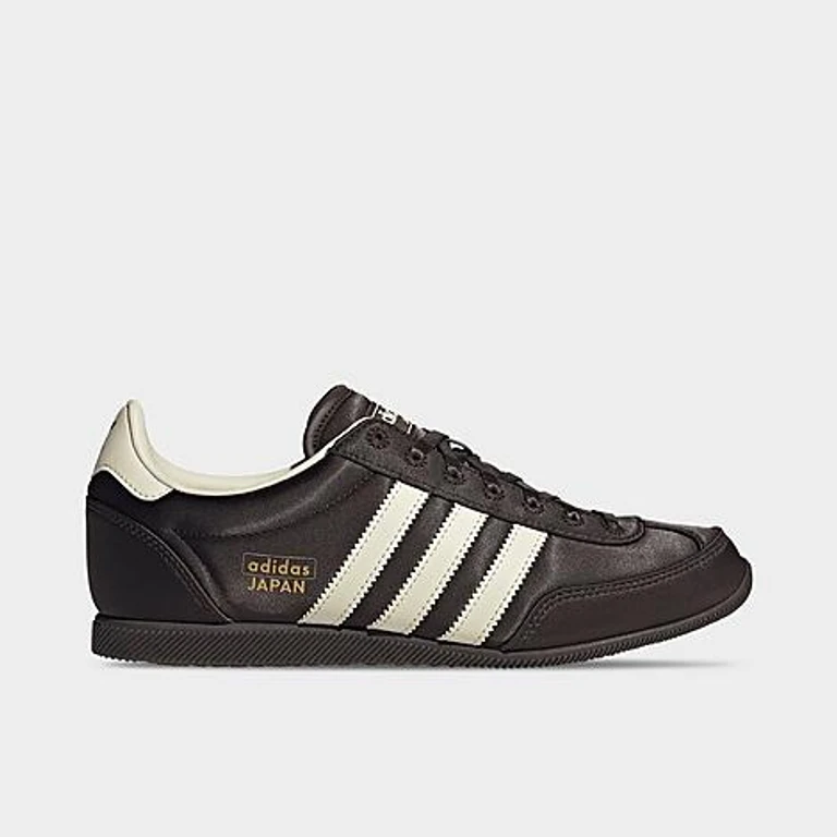adidas Women's Originals Japan Textile Casual Shoes in Aurora Coffee/Cream White/Gold Metallic Size: 6.5