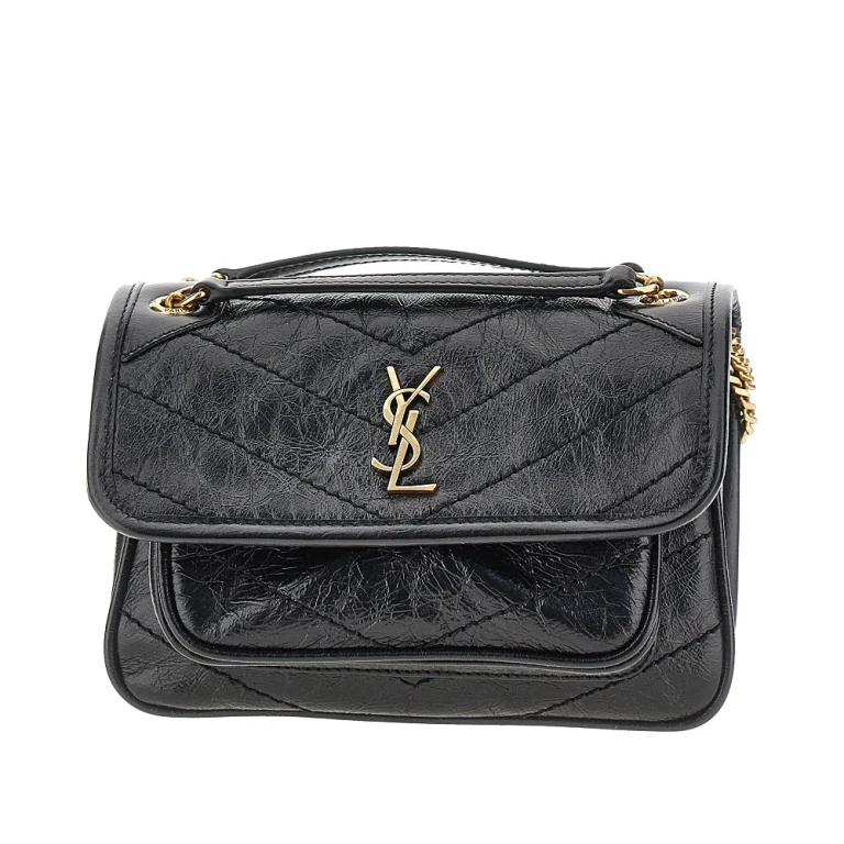 Vintage leather mini 'Niki' bag Woman One Size