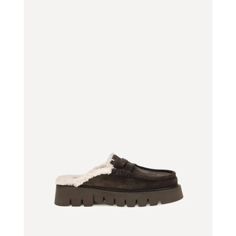 PEDRO GARCÍA Savy Shearling Mules Female 40