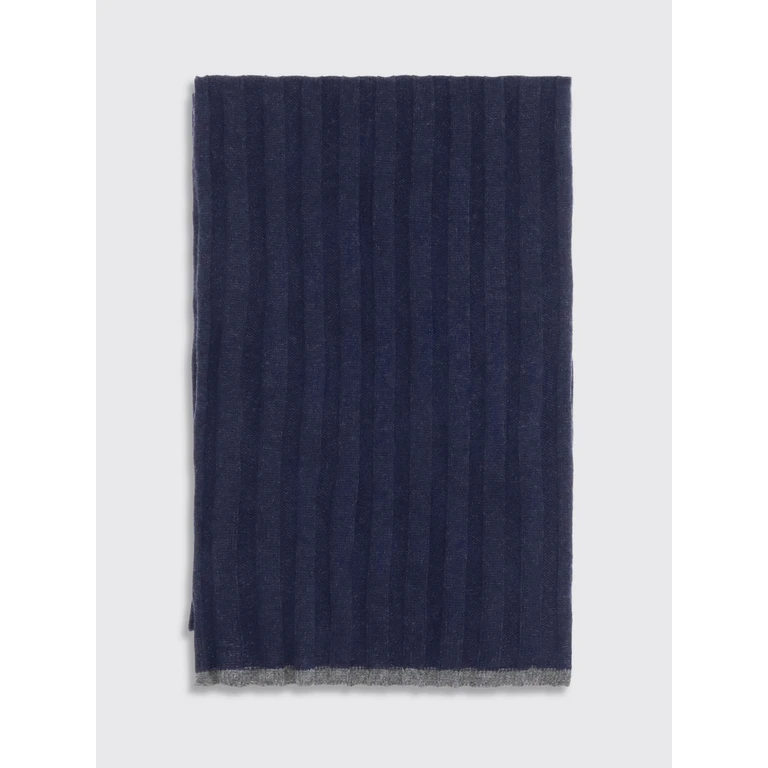 Écharpe bleu marine