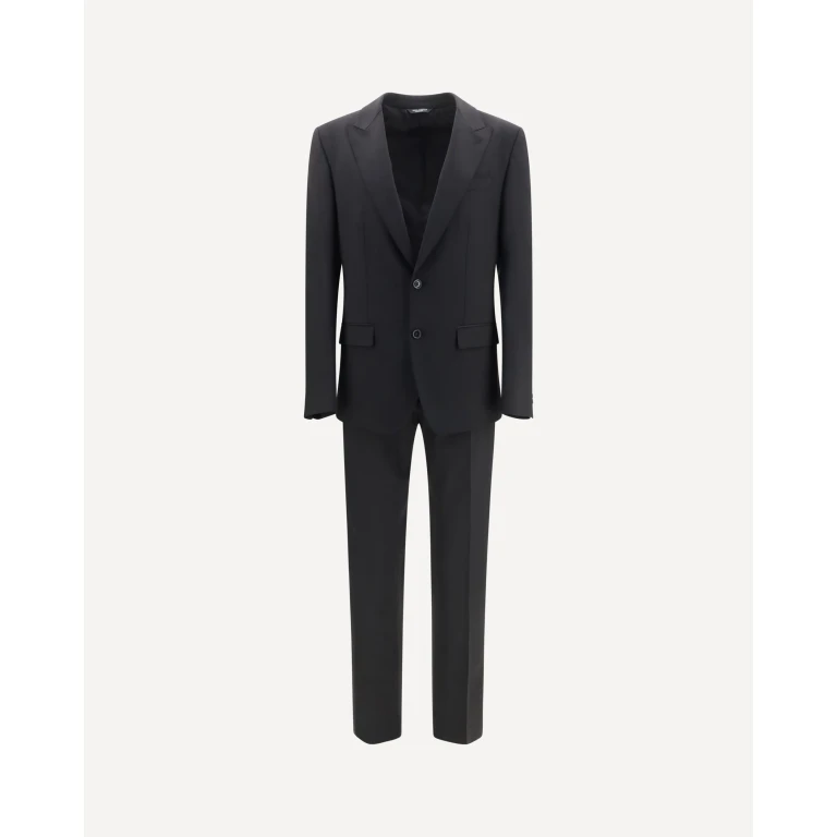 Martini Light single-breasted wool gabardine Suit Male 52
