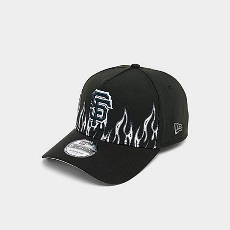 New Era SAN FRANCISCO GIANTS FLAME LOGO 940AF in black/ flame