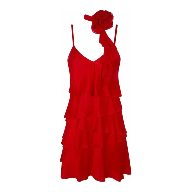 Robe Courte - Rouge (RA6007T448A81663)