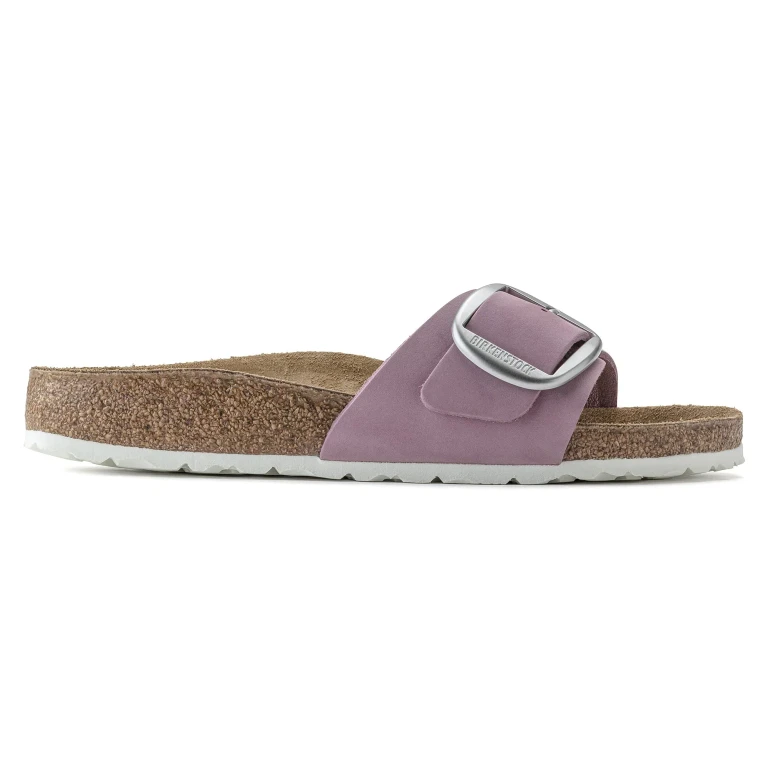 Madrid Big Buckle Nubuck Leather Orchid