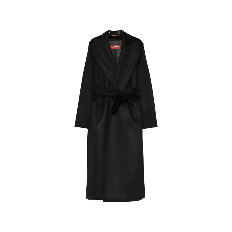 Loriana Long-sleeve Belted Coat