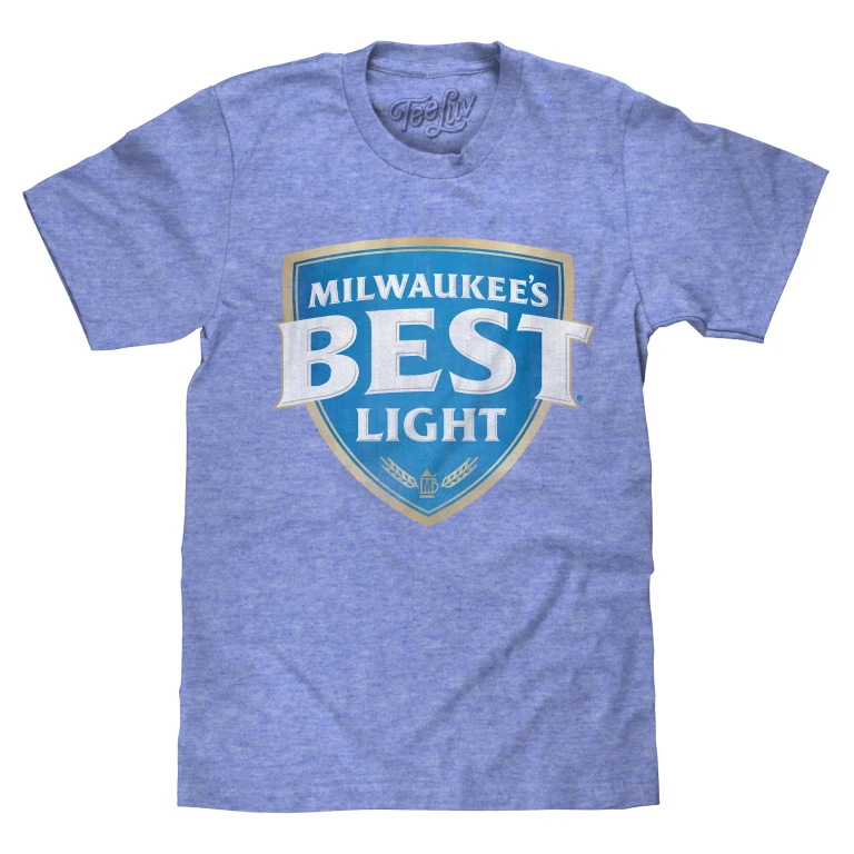 Milwaukee's Best Light Logo T-Shirt - Blue