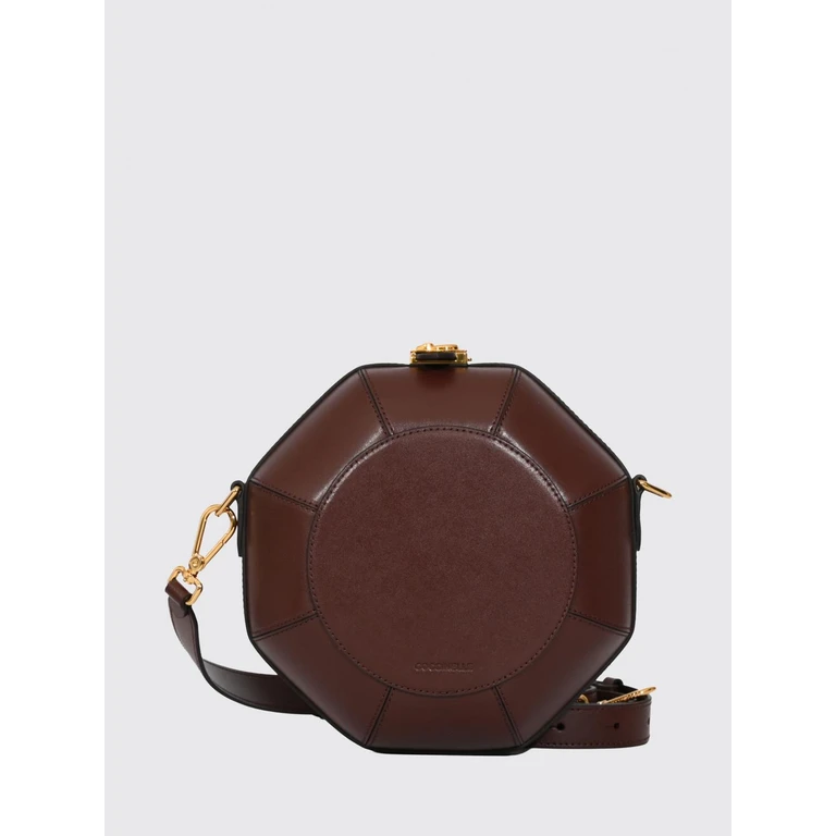 Sewing Box Leather Shoulder Bag with Removable Handle (E1V25150101R49)