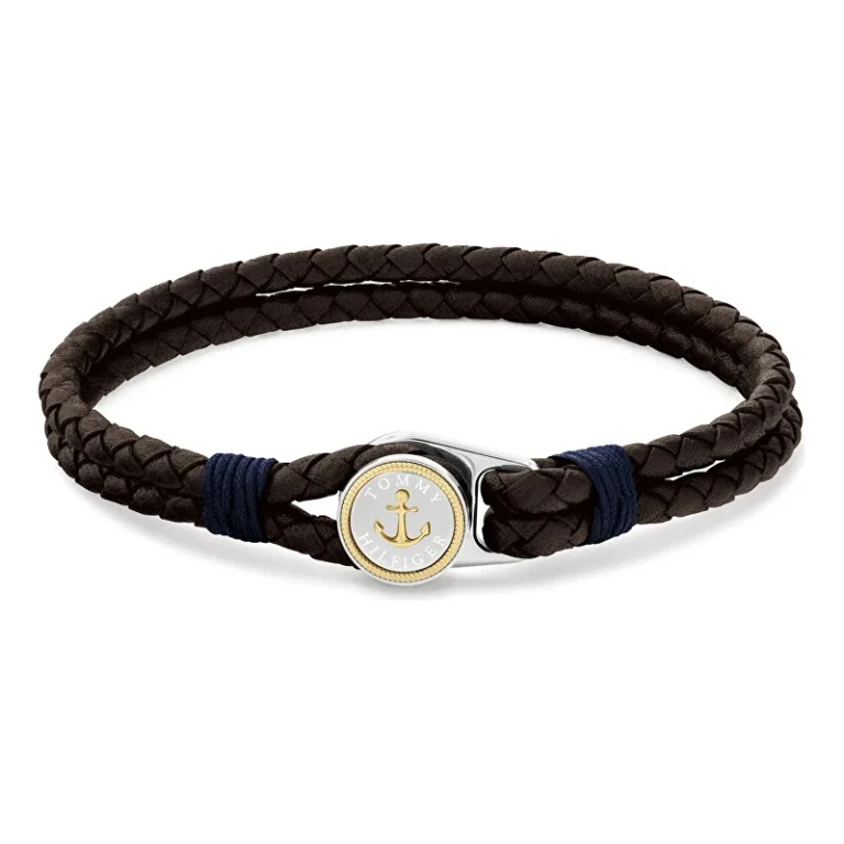 Leather Bracciale in brown color 2790692 - Length: 19 cm