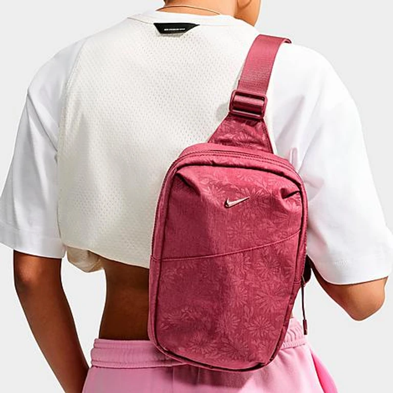 Women's Aura Floral Crossbody Bag (5L) in Pink Smoke/Pink Smoke/Rose Gold