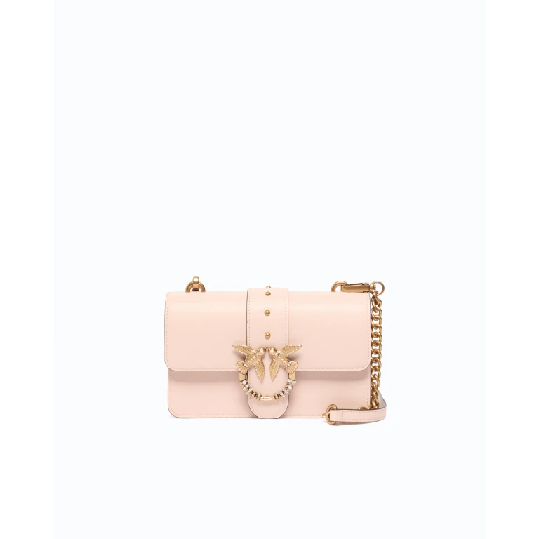Sac à bandoulière Mini Love Bag One en cuir avec boucle bijou