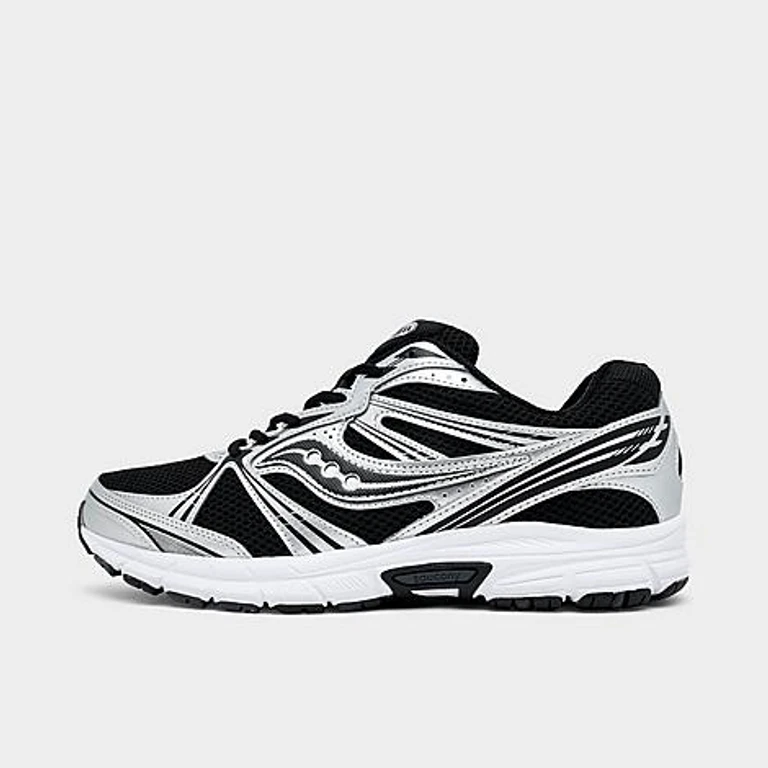 Men's Grid Legacy Casual Shoes in Silver/Black Size: 7.5