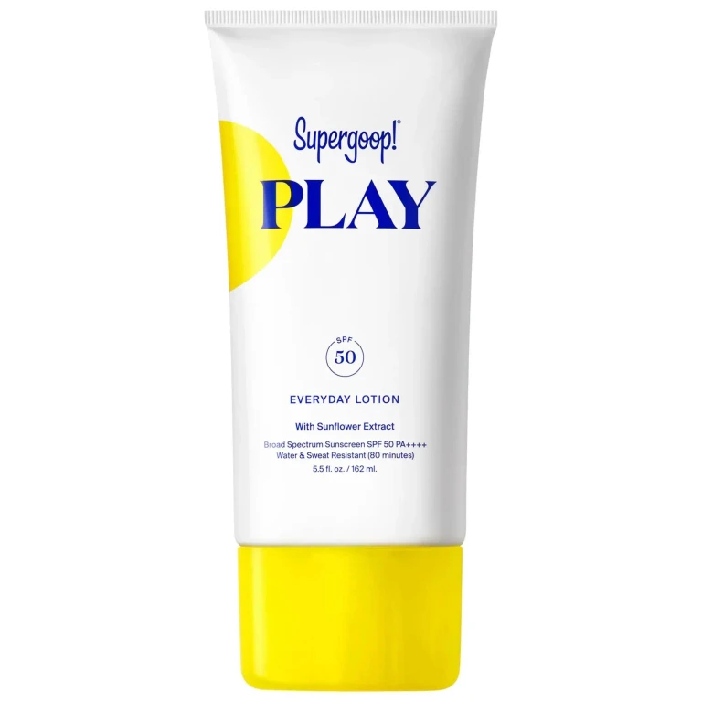 . PLAY Everyday Lotion SPF 50: Hydrating & Non-Greasy Sunscreen for Face & Body - Water Resistant, Cruelty-Free Sun Protection