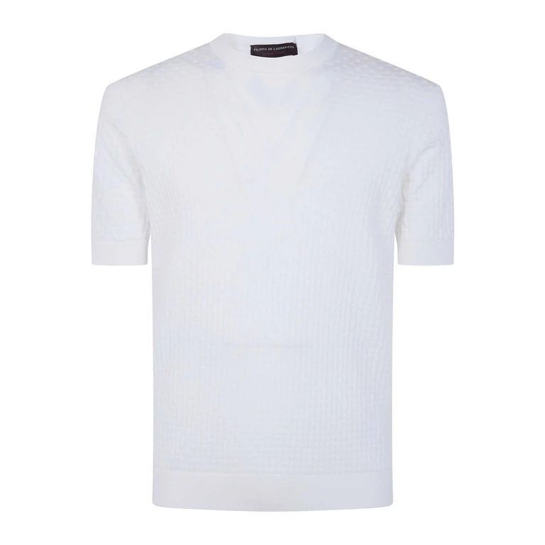 Pull Col Rond - Blanc (GC1MCSU18M005)