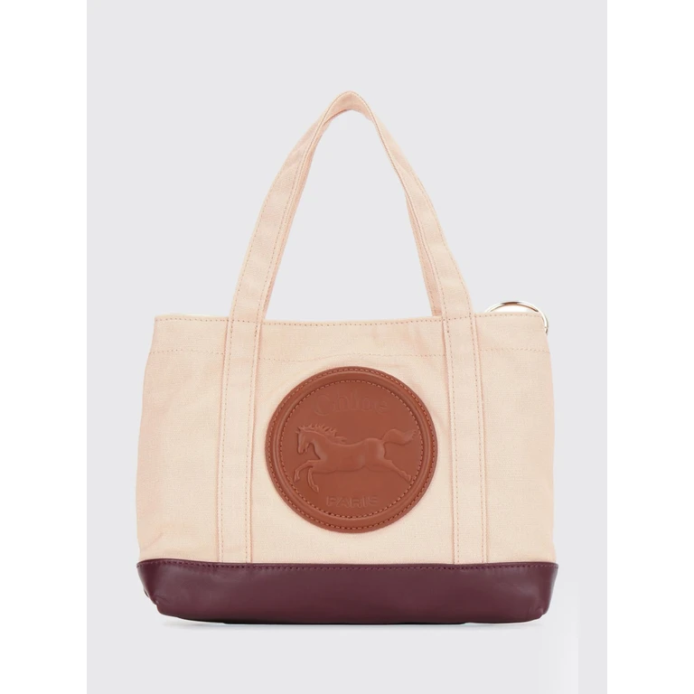 Bolso tote grande para niña Chloé en marrón