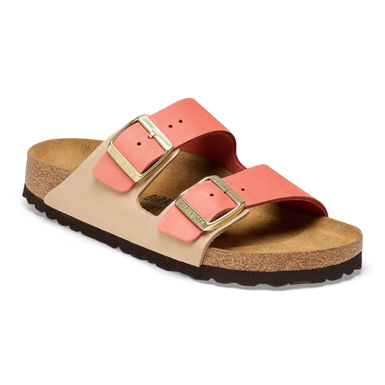Arizona Nubuck Leather Mars Red / Sandcastle Sandals