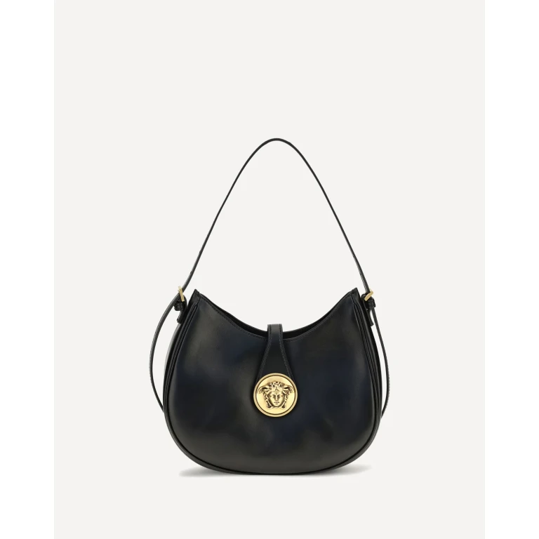 Sac porté épaule Versace Emblème Hobo en agneau