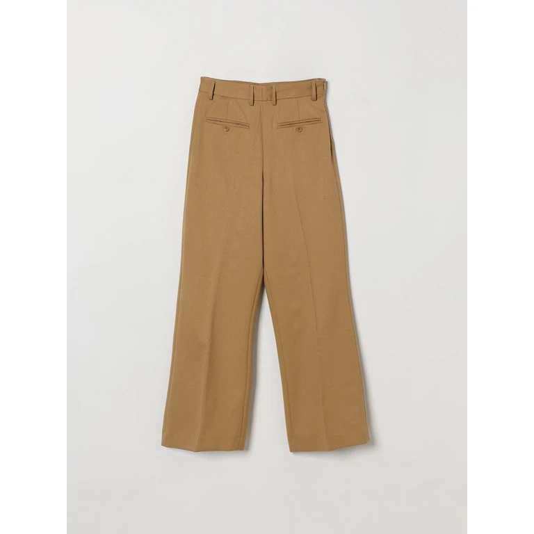 Boys' Wide-Leg Wool-Blend Formal Trousers (M61111MM03DM6714)