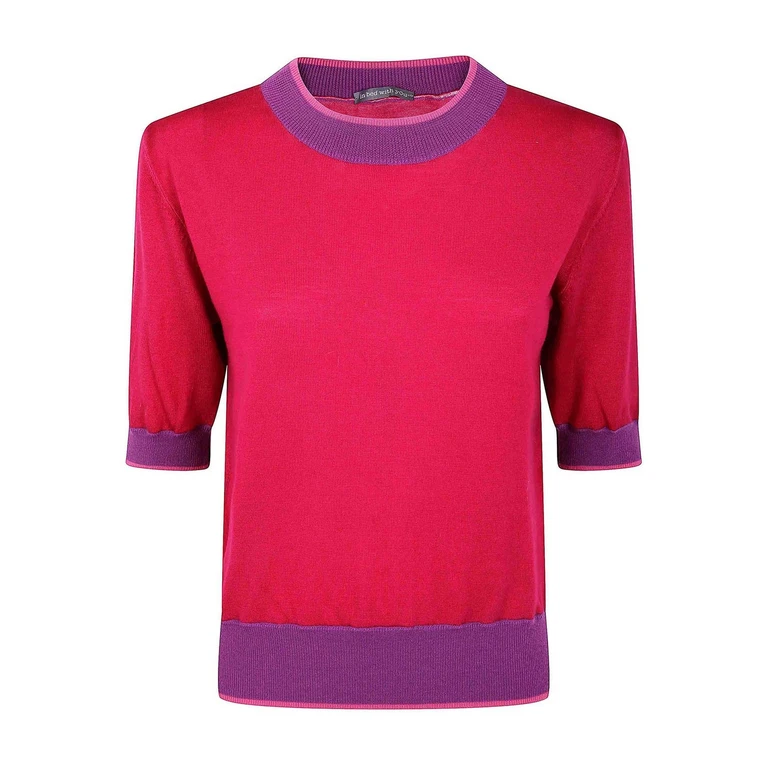 Pull Col Rond - Rouge (VB14U001)