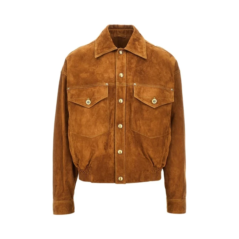 Suede leather jacket Man 50