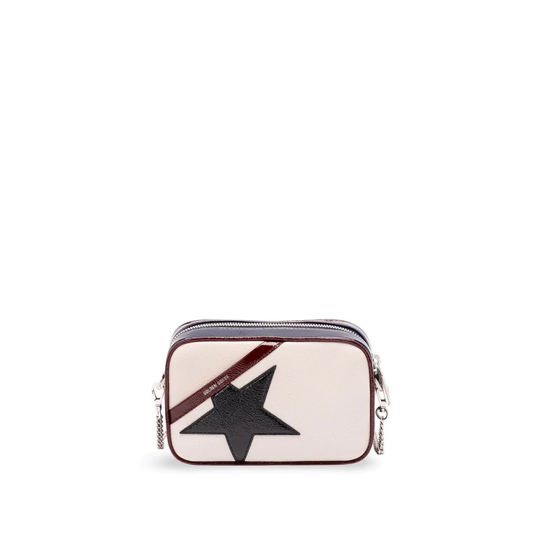 Mini Star Ovine Leather Camera Bag with Removable Strap (GWA00228A00088283364)
