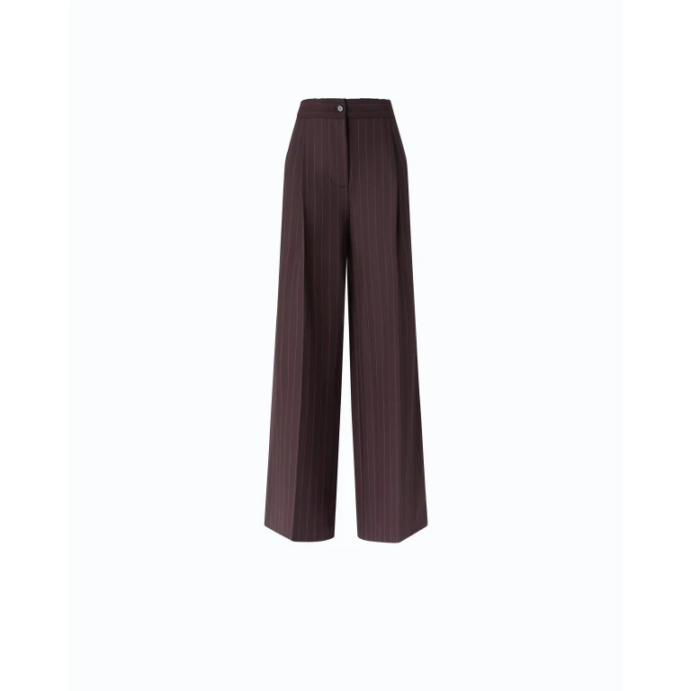Pantalon large à carreaux - 36