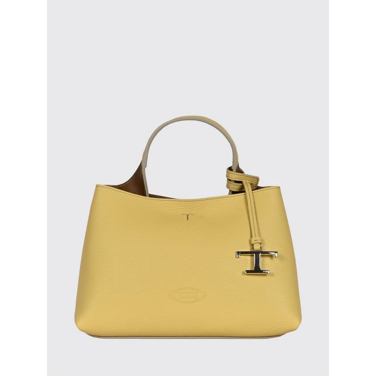 TOD'S Grained Leather Handbag with Removable Strap and Charm (XBWAPAEL000QRI6L23)