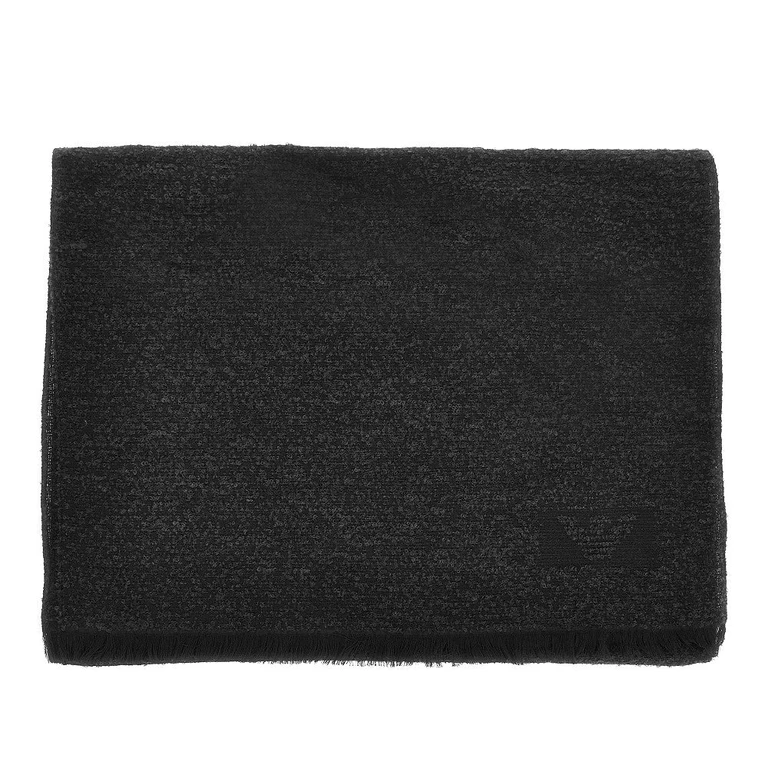Bouclé wool blend scarf Man One Size