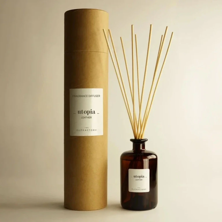 Pelle Utopia, bastoncini profumati, diffusore di aromi, 500 ml