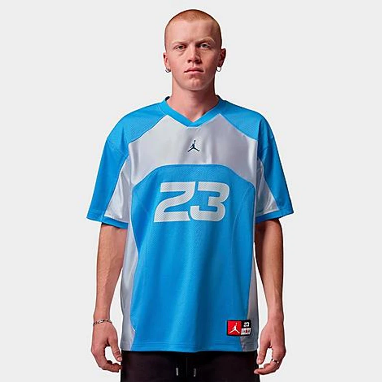 Flight Football Jersey in University Blue/Wit/Midnight Navy