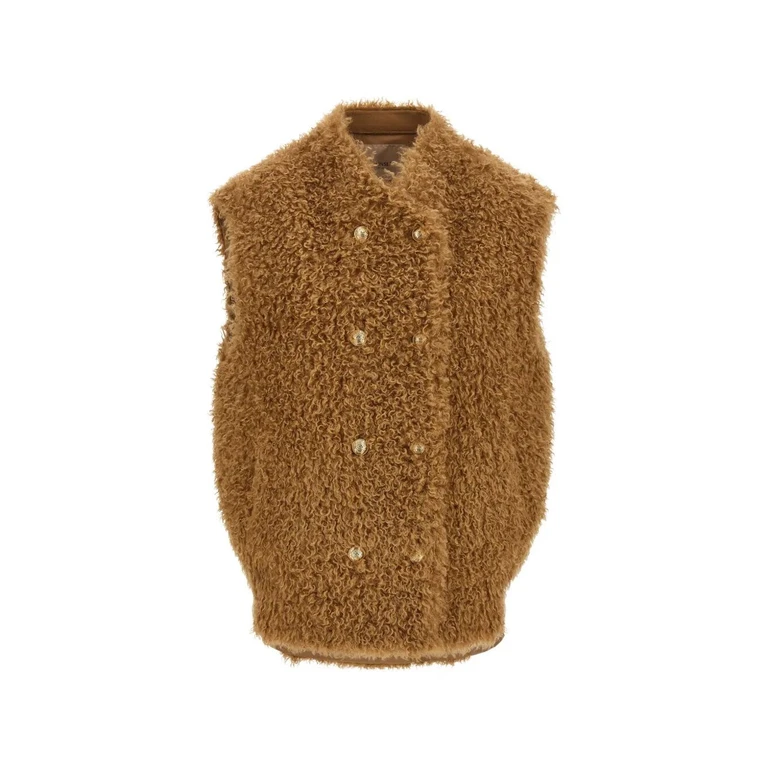 Gilet Faux Fur "Tobacco Brown"