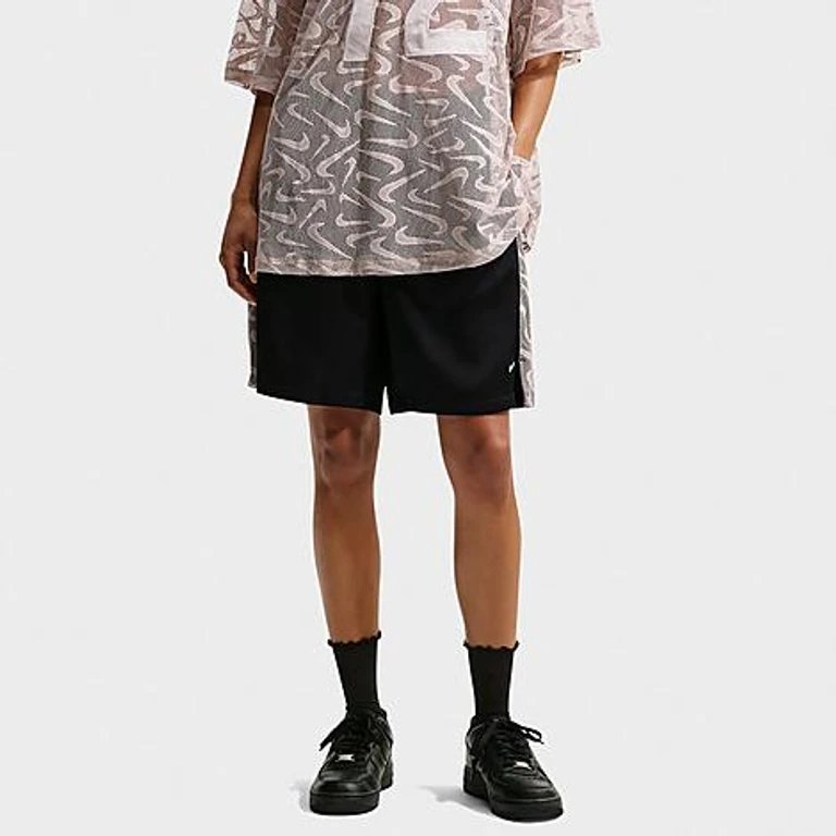Sportswear Chill Lace Loose Mid-Rise Shorts ブラック/クリームII/ホワイト