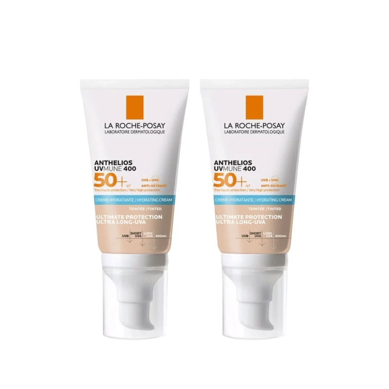 Anthelios UVMune Tinted SPF 50+ Sunscreen - Moisturizing & UV Protection for Everyday Use