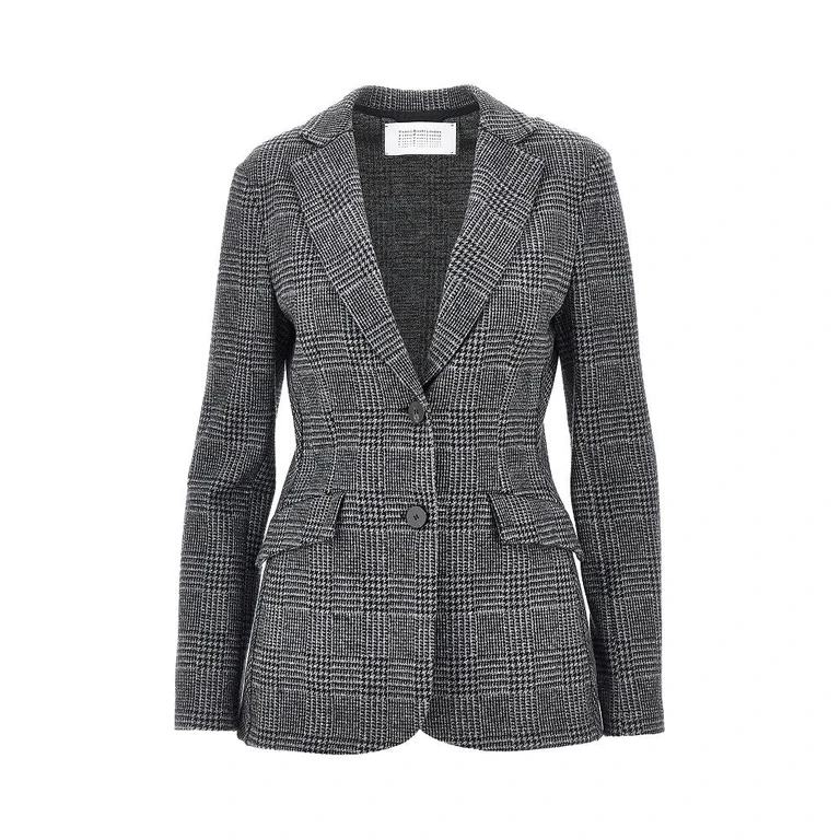 Prince of Wales single-breasted jacket Woman 40