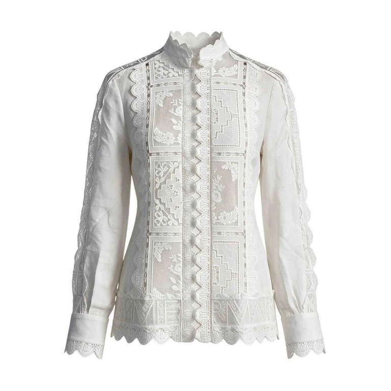 Zimmermann Blouse - Blanc (8731TSS261IVO)